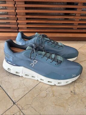 On Running Men's Blue Athletic CloudTec Sneakers Size: 11